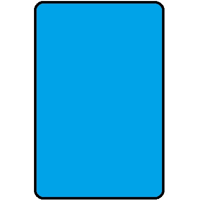 BOP Badge: Unescorted Contractor (BLUE)